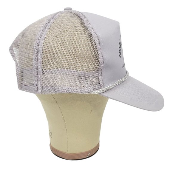 Nissun Total Electronics Mesh Snapback Cap Trucker Hat Gray - Picture 4 of 8